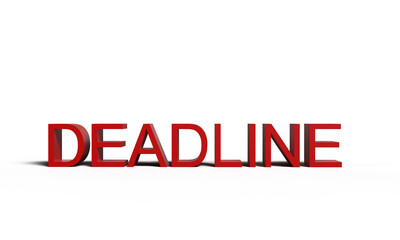 Deadline text font red orange pink color deadline 1 first date day august month tax vat tariff import export logistic business countdown agenda thailand siam us usa united state america deadline tax 
