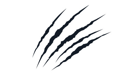 Fierce claw marks representing power aggression and predatory instincts