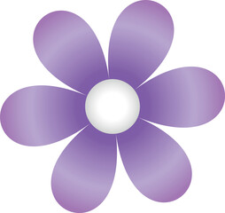 purple flowers vectors