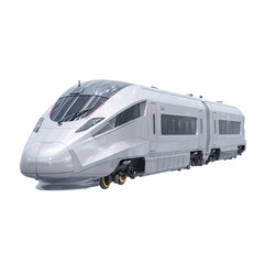 Futuristic High-Speed Train Design with Sleek Lines and Modern Aesthetic for Urban Transport Concept