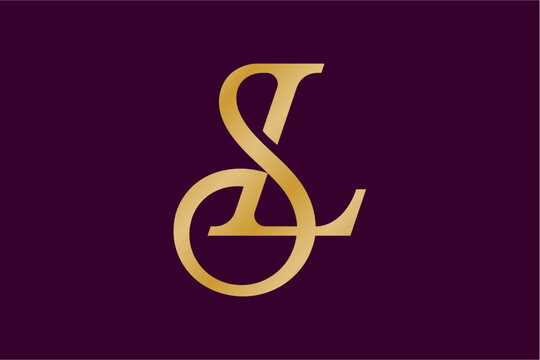 SL Beauty Elegant Monogram Logo Design