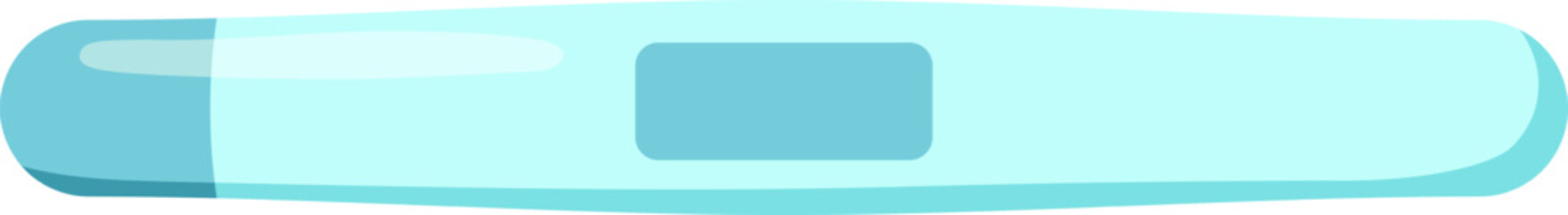 Negative result of a pregnancy test resting on a white background, representing themes of family planning and birth control while highlighting healthcare and fertility considerations