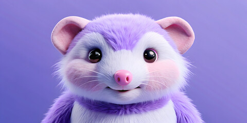 Solenodon walking through forest at night