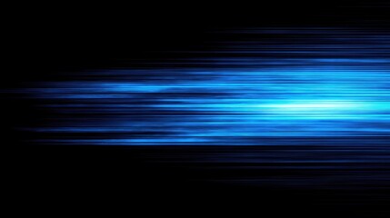 Abstract design with horizontal light streaks of blue.