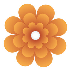 Orange Flower Vectors