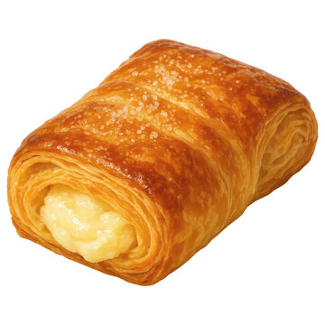 Quesitos puff pastry filled with sweet cheese