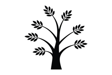 Obraz premium Tree Silhouette Vector Collection
