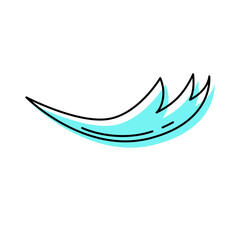 Aqua Water Wave Vector Graphic