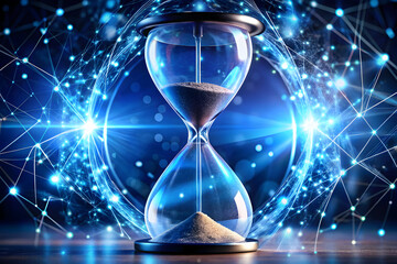 Hourglass streaming data instead of sand through time