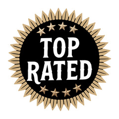 Top Rated Vintage Badge

