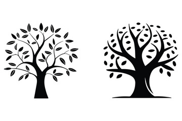 Tree Silhouette Vector Collection
