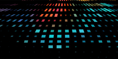 Sound Waves. Waves of the equalizer isolated on background. EQ Vector Illustration.