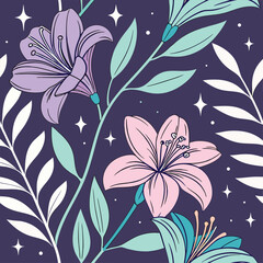 holographic iridescent floral pattern concept a f 1.eps