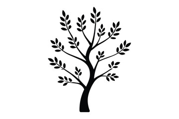 Tree Graphic Elements Bundle in Black
