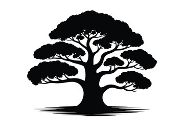 Tree Graphic Elements Bundle in Black
