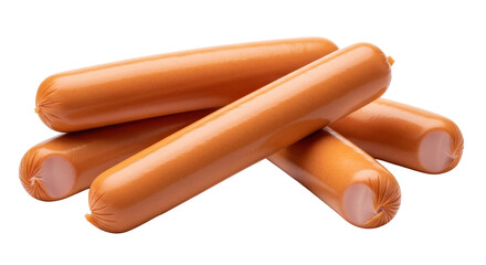 Isolated Pile of Frankfurters