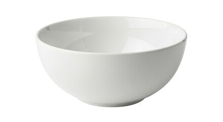 Isolated Empty White Bowl