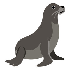 Sea Lion fish vector illustration perfect for posters, icon, t-shirts, cards, wall art prints and ai design.