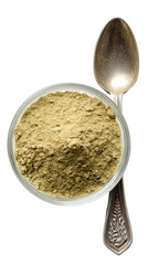 Fennel Powder on Transparent Background