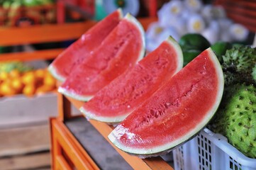 watermelon on the market