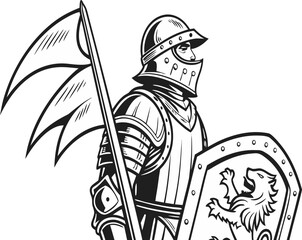 Warrior Spartan Art Illustration 