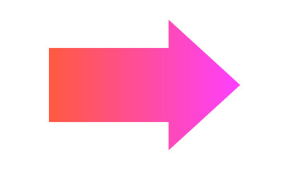 red arrow up line hand drawn isolated