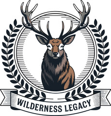 “Wildwood Whispers – Vintage Forest Animal Vector Set”

