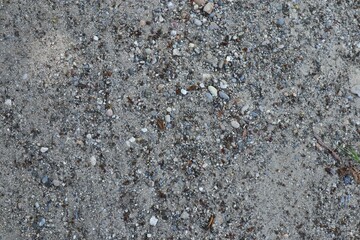 Granular Surface Texture Composed of Varied Sand and Stone Particles for Visual Resource