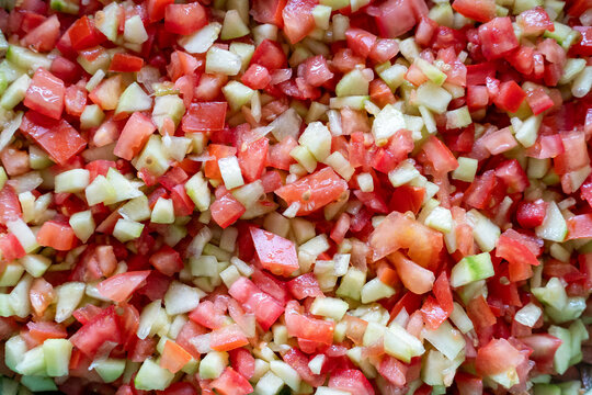 salad from vegetables