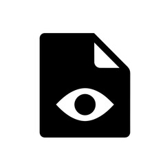 Vector icon of a document 
