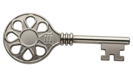 Isolated Antique Key