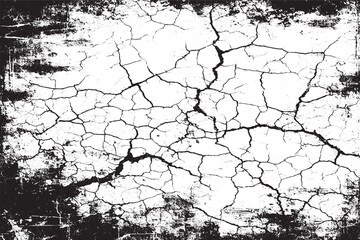Deep Cracked and Grungy Surface Texture

