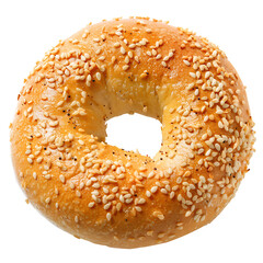 Freshly Baked Sesame Bagel with Golden Crust