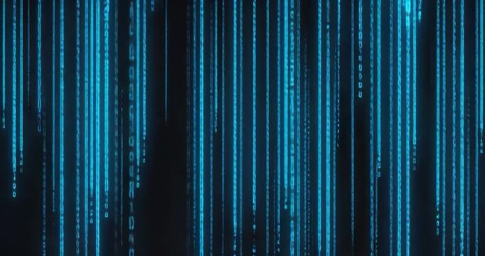 Binary code stream background