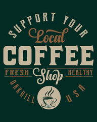 custom coffee t-shirt design template design, coffee lover, coffee addict t-shirt design