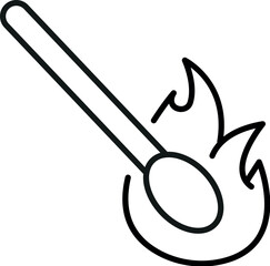 Matchstick Outline Image for Graphic and Web Design, Apps, Adverts, Various Cards