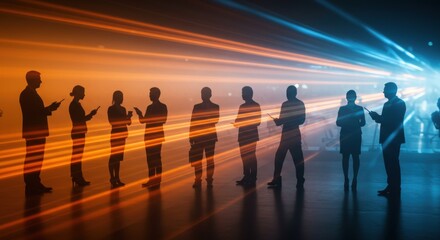 Business people in discussion