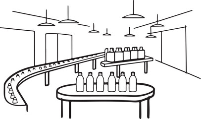 A vector illustration of a piano with a chair, perfect for an interior design sketch or a business office icon