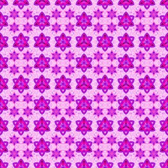 seamless pattern with pink flowers