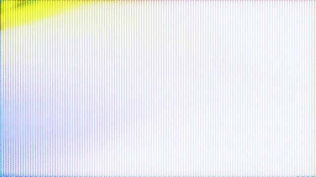 4K Stuttering glitch video with dropframe artifacts, VHS static and CRT interference overlay for motion graphics, screen mode, glitch transition pack