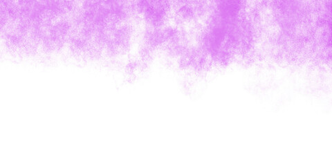 Soft purple powder cloud border. An abstract smoke or watercolor wash texture at the top edge. Isolated on transparent background for creative header or overlay effects, PNG cutout.