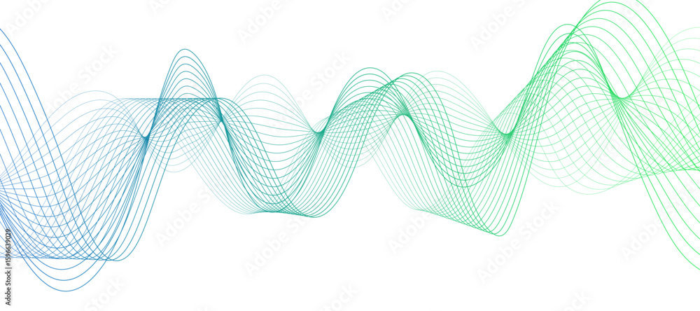 Poster abstract energetic spiral burst design with alternating curved yellow and white wave. smooth, twisti