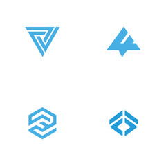 vector logo of the initial F