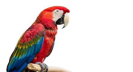 Fototapeta premium close up of a red macaw ara ararauna