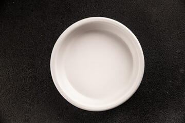 White plate tableware empty dinnerware ready to serve dishes ready to serve dishes dinnerware serving food serving food ceramic plate on the table background food
