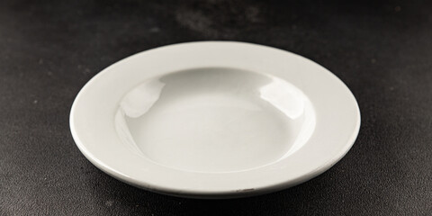 White plate tableware empty dinnerware ready to serve dishes ready to serve dishes dinnerware...