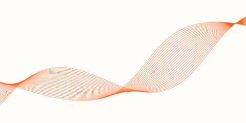 abstract orange wave background