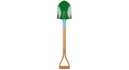 Isolated Green Shovel