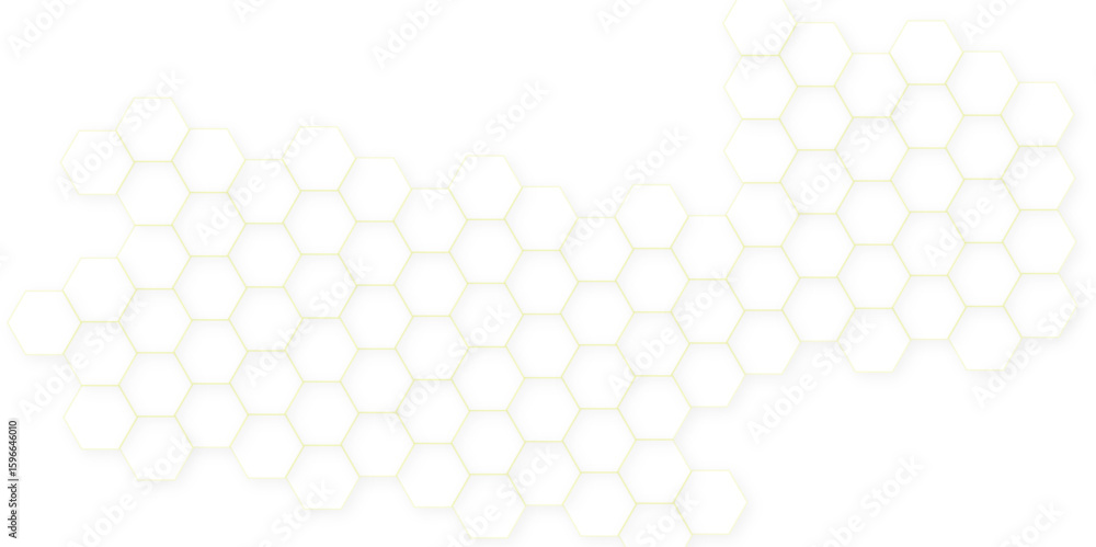 Poster abstract white hexagon concept background. seamless pattern with hexagon. hexagonal white hexagons h