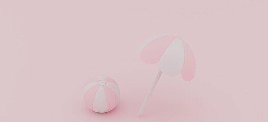 Pastel Travel and Vacation 3D Illustrations – Luggage, Cars, and Summer Essentials in a Playful, Minimalist Style
